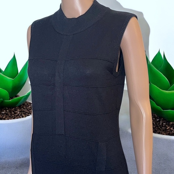 Kardashian Kollection Black Sleeveless Sheath Dress - Picture 7 of 16